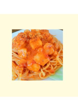 ♡トマトクリームパスタ♡-レシピのメイン写真