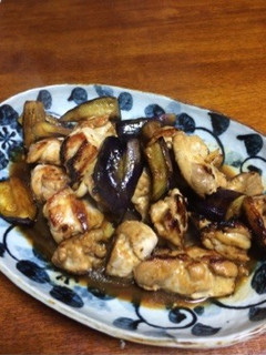 鶏モモ肉とナスのこっくり煮-レシピのメイン写真