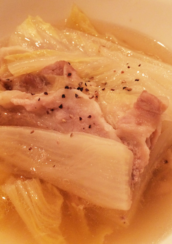 簡単♪白菜と豚肉のミルフィーユ煮-レシピのメイン写真