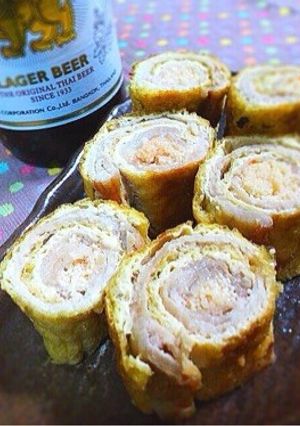 marさんのぐるぐる油揚げたらこver.-レシピのメイン写真
