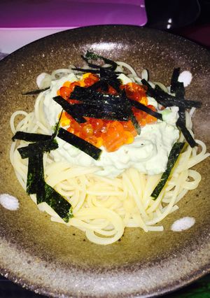 絶賛！！イクラとアボカドの和風パスタ-レシピのメイン写真