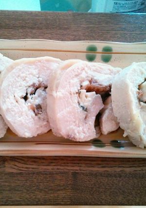 胸肉の梅しそチーズ巻き-レシピのメイン写真