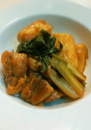 めちゃ美味♡鶏とお豆腐のガリバタ照り焼き-レシピのメイン写真