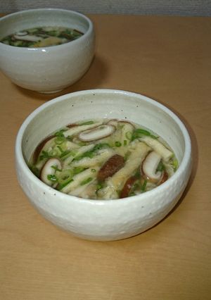 朝食・夜食にレンジで簡単！中華風スープ-レシピのメイン写真