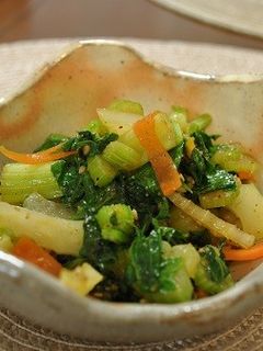 セロリのきんぴら-レシピのメイン写真