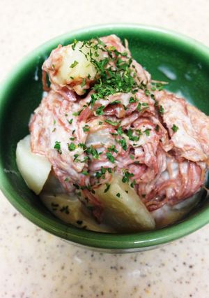 ポテトとコンビーフのミルク煮-レシピのメイン写真