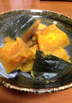 加圧4分 圧力鍋でカボチャの煮物-レシピのメイン写真