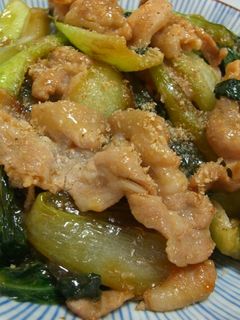 豚肉とチンゲン菜のあんかけ炒め-レシピのメイン写真