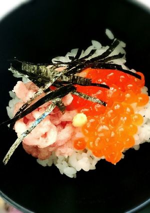 いくらとネギトロ乗せのっせパーティー丼♥-レシピのメイン写真