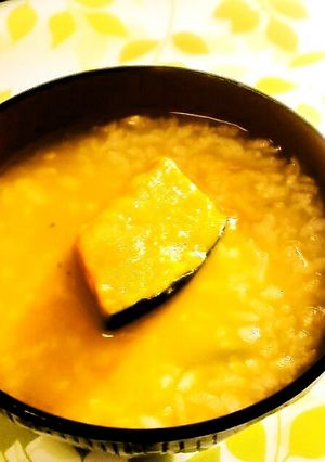 ☺冬至や朝食に☆簡単♪白だしで南瓜がゆ☺-レシピのメイン写真