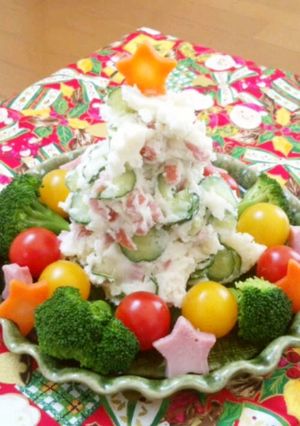 ☆ポテトサラダ☆ツリー☆-レシピのメイン写真