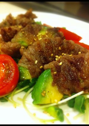 アボカドの牛肉まきまき-レシピのメイン写真