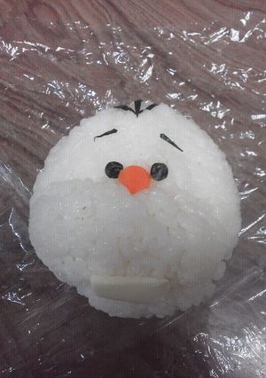 オラフのおにぎり-レシピのメイン写真