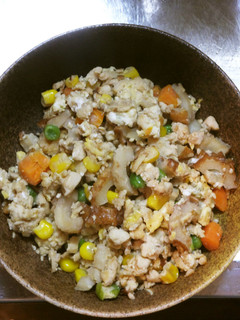 冷凍したお豆腐で作る時短簡単和風炒り豆腐-レシピのメイン写真