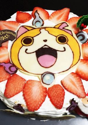妖怪ウォッチ☆ジバニャンケーキ-レシピのメイン写真