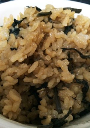 ゴンドレ飯（高麗アザミ）山菜ごはん-レシピのメイン写真