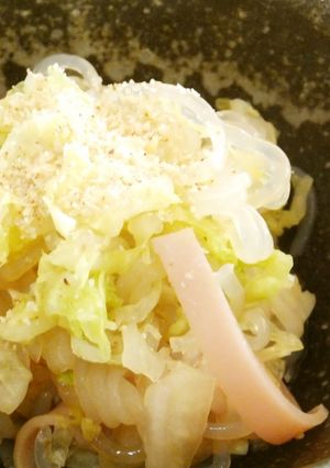 白菜と糸こんにゃくのサラダ…黒酢風味…-レシピのメイン写真