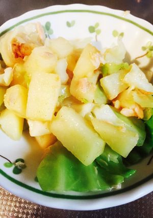 キャベツとじゃがいものカレー炒め-レシピのメイン写真