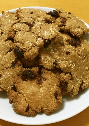 卵、砂糖、オイル不使用 米ぬかクッキー-レシピのメイン写真
