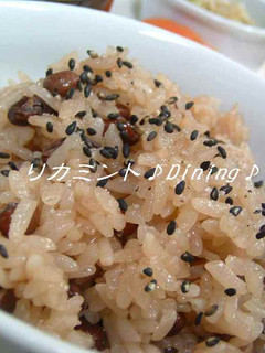 レンジで出来た~♪お赤飯-レシピのメイン写真