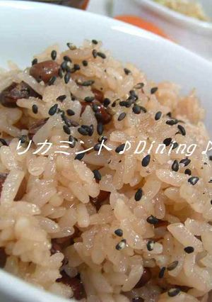 レンジで出来た～♪お赤飯-レシピのメイン写真