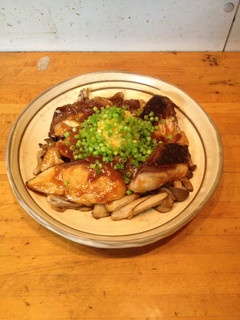 バター風味の魚の照り焼き、キノコ添え-レシピのメイン写真