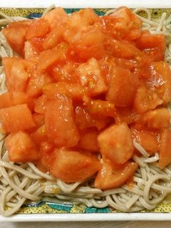 そばそうめん長芋トマト-レシピのメイン写真