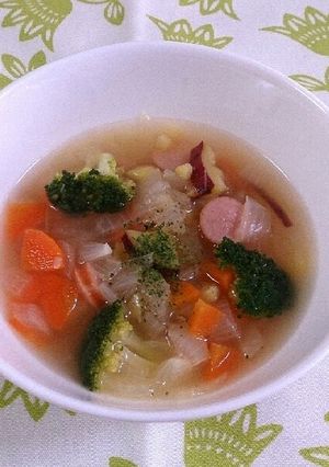 ホエー入り☆体に優しい野菜スープ-レシピのメイン写真