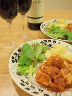 鶏胸肉のとろとろトマト煮込み-レシピのメイン写真