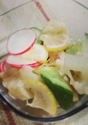 カリフラワーのさっぱりレモンサラダ☆-レシピのメイン写真
