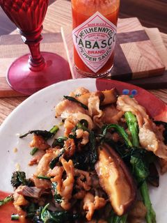 ☆春菊の生姜焼きwithシャンパン★-レシピのメイン写真