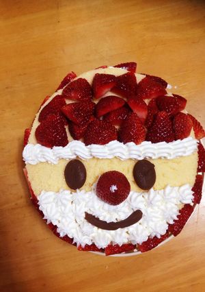 ふわふわサンタさんのケーキ-レシピのメイン写真