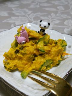 かぼちゃときゅうりとナッツのサラダ-レシピのメイン写真