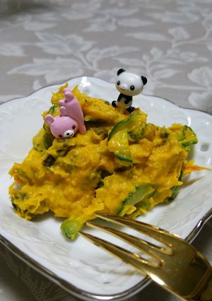 かぼちゃときゅうりとナッツのサラダ-レシピのメイン写真
