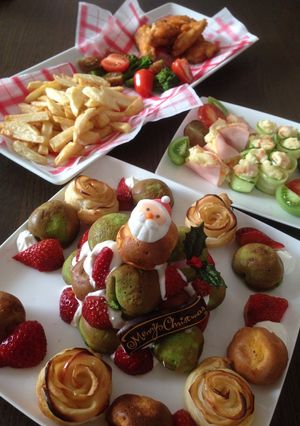 子どもとたこ焼き器でコロコロツリーケーキ-レシピのメイン写真