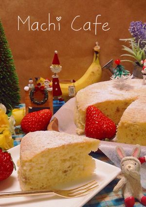 ワンボールでふんわり♡バナナケーキ-レシピのメイン写真