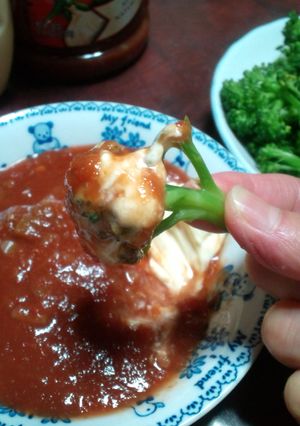 ブロッコリーにサルサマヨディップ-レシピのメイン写真