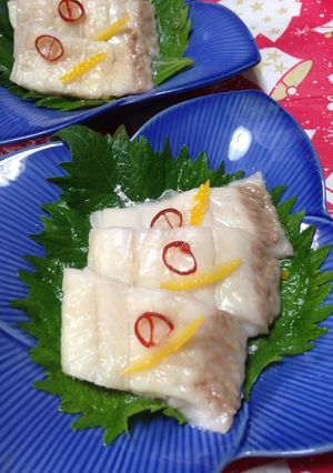 簡単♪柚子香る 太刀魚の酢じめ-レシピのメイン写真