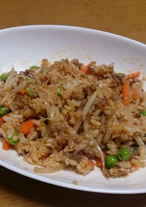 焼肉(牛肉)チャーハン-レシピのメイン写真