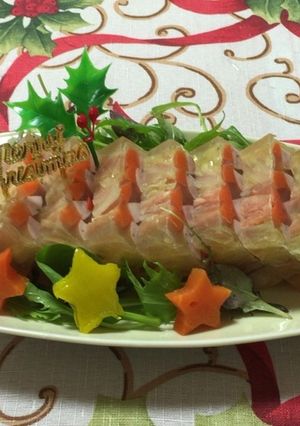 寒天テリーヌ~和風野菜寄せ~-レシピのメイン写真