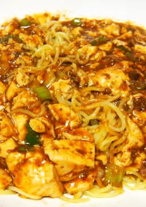 丸美屋で麻婆焼きそば♫-レシピのメイン写真