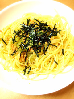 和風!お茶漬けパスタ-レシピのメイン写真