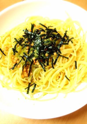 和風！お茶漬けパスタ-レシピのメイン写真