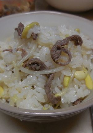 豆もやしご飯-レシピのメイン写真