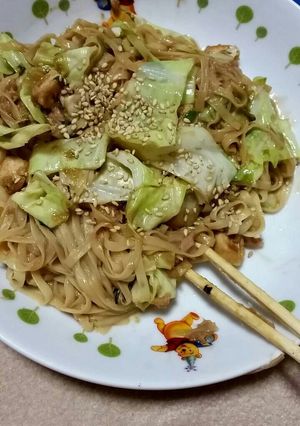 ヘルシー焼きうどん-レシピのメイン写真