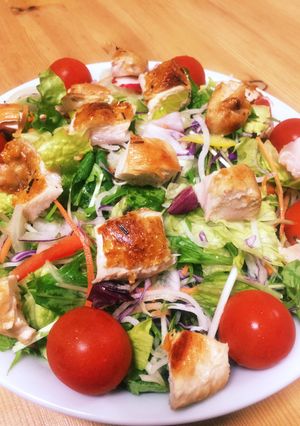 皮パリチキンの前菜プレート-レシピのメイン写真