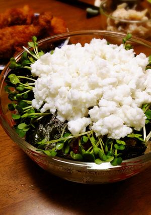 雪のような❄はんぺんの和風サラダ-レシピのメイン写真