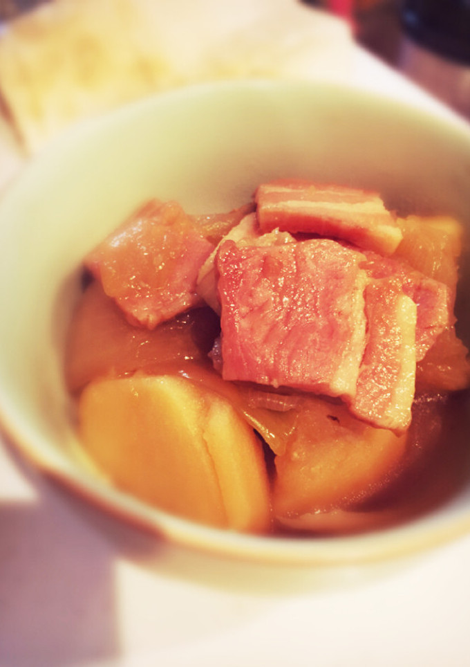 和風♡厚切りベーコンとじゃがいもの甘辛煮-レシピのメイン写真