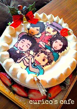SMAPのキャラクリスマスケーキ-レシピのメイン写真