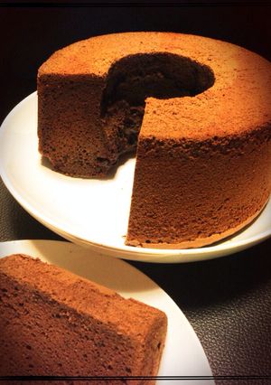 濃厚♡チョコレートシフォンケーキ-レシピのメイン写真